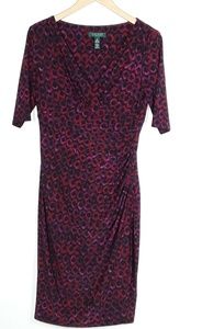 Ralph Lauren v-neck, 3/4 sleeve Dress